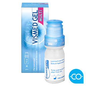 Experience superior dry eye relief with VISMED® Multi Gel, available now at Central Optical!