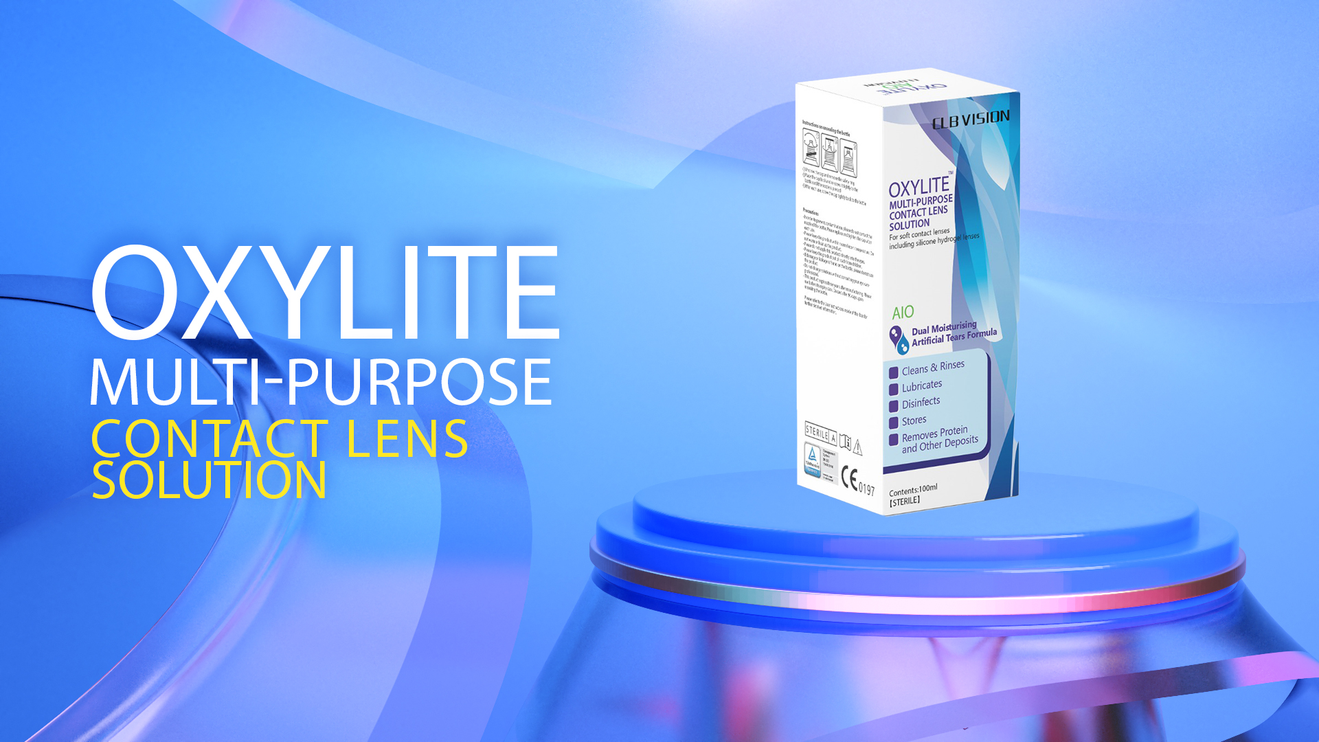 The Best Contact Lens Solution in Pakistan available at Central Optical at lowest price. 5 in 1 multi purpose contact lens Solutuin