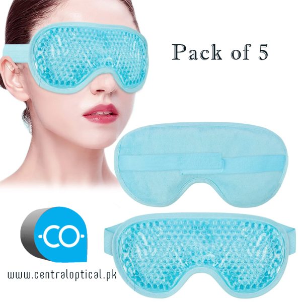 Pack of 5 Cold hydrogel eye mask available at Central Optical Pakistan at lowest prices with nationwide COD