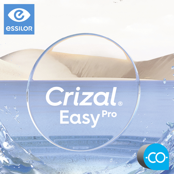 Essilor Crizal Easy Pro Coating for clear Vision . Available at Central Optical Pakistan